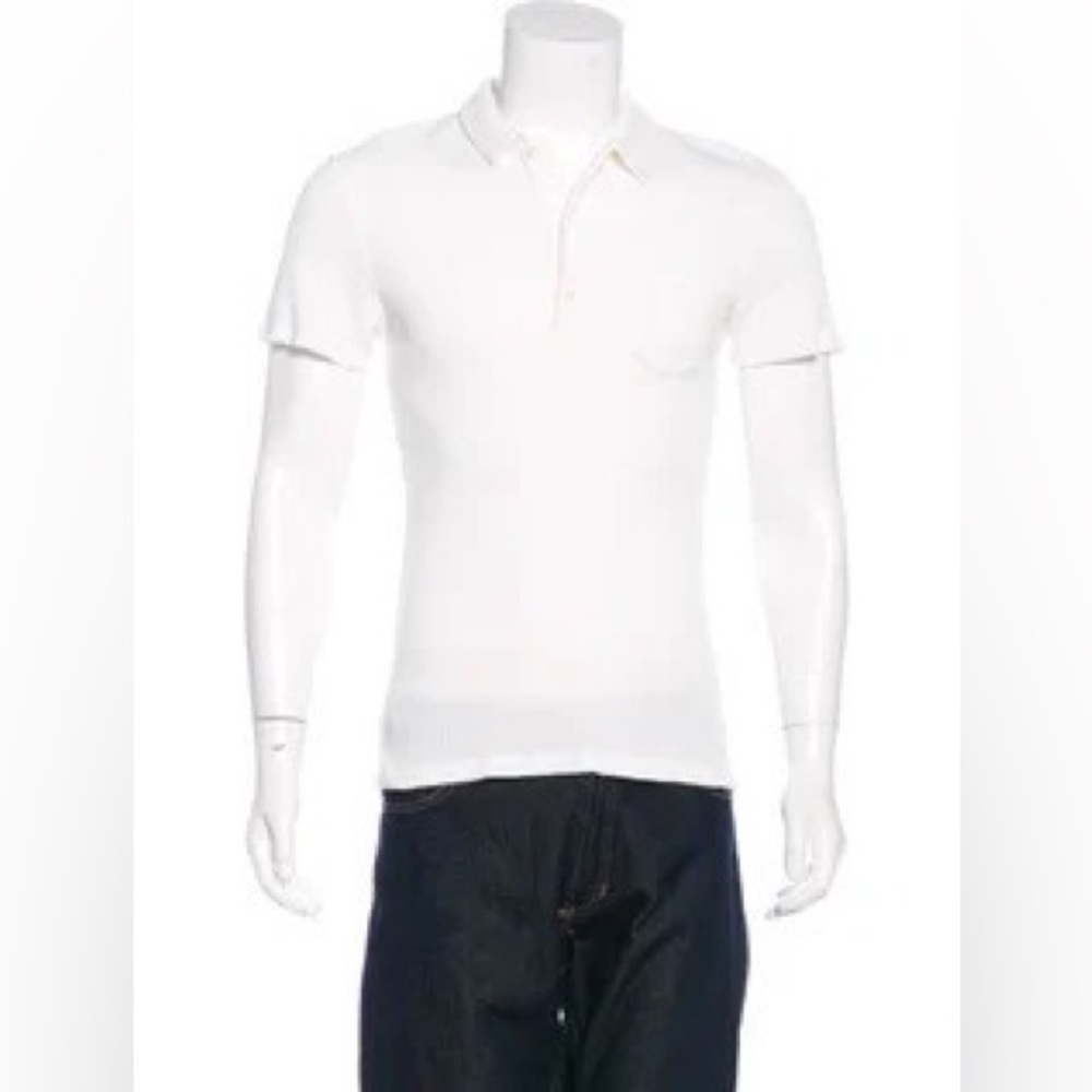 Hardy Amies Waffle Knit Polo Shirt